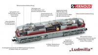 ARNOLD Ludmilla Diesellokomotive Spur N 1:60 Technik Decoder