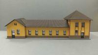 Architekturmodelle Weiss Bahnhof Bad Pirawarth H0 1:87