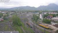 Bahnhof Freilassing Webcam YouTube Diesellok V 60 Baustelle