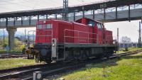 DB 294 836-2 Diesellokomotive Bahnhof Freilassing