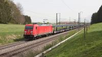 Elektrolokomotive DB 185 238-3 Straß Niederstraß Güterzug