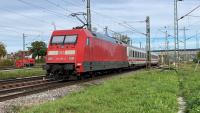 Elektrolokomotive DB 101 056-0 in Freilassing Königssee