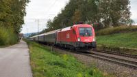 Elektrolok ÖBB Taurus 1116 162 Eurocity bei Freilassing