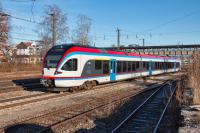 ET 132 BRB BLB Stadler Flirt 1 Bahnhof Freilassing