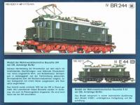 PIKO DDR Elektrolokomotive DB 144 137-0 H0 1:87 E 44 Katalog 1990